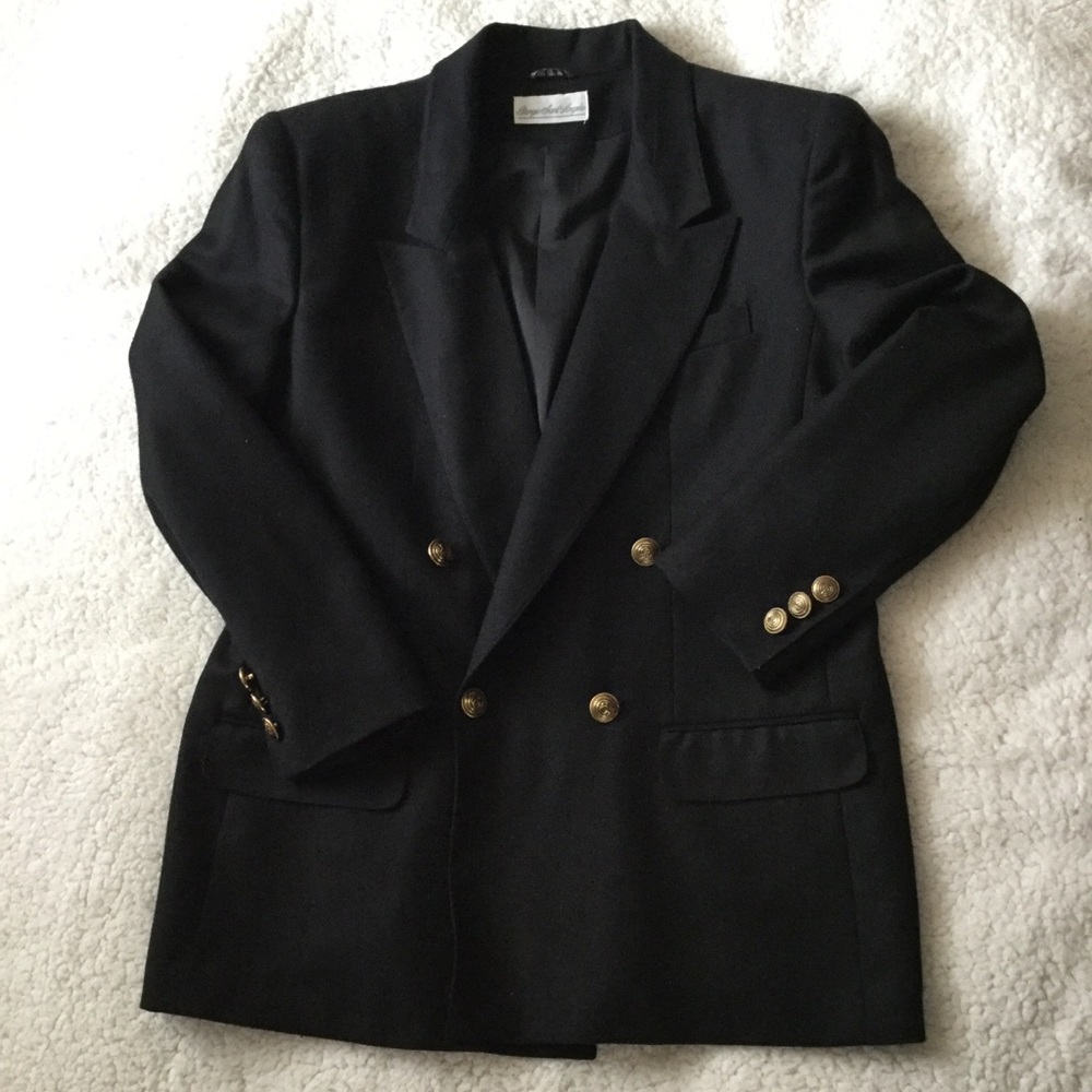 Giorgio Sant Angelo Black Blazer